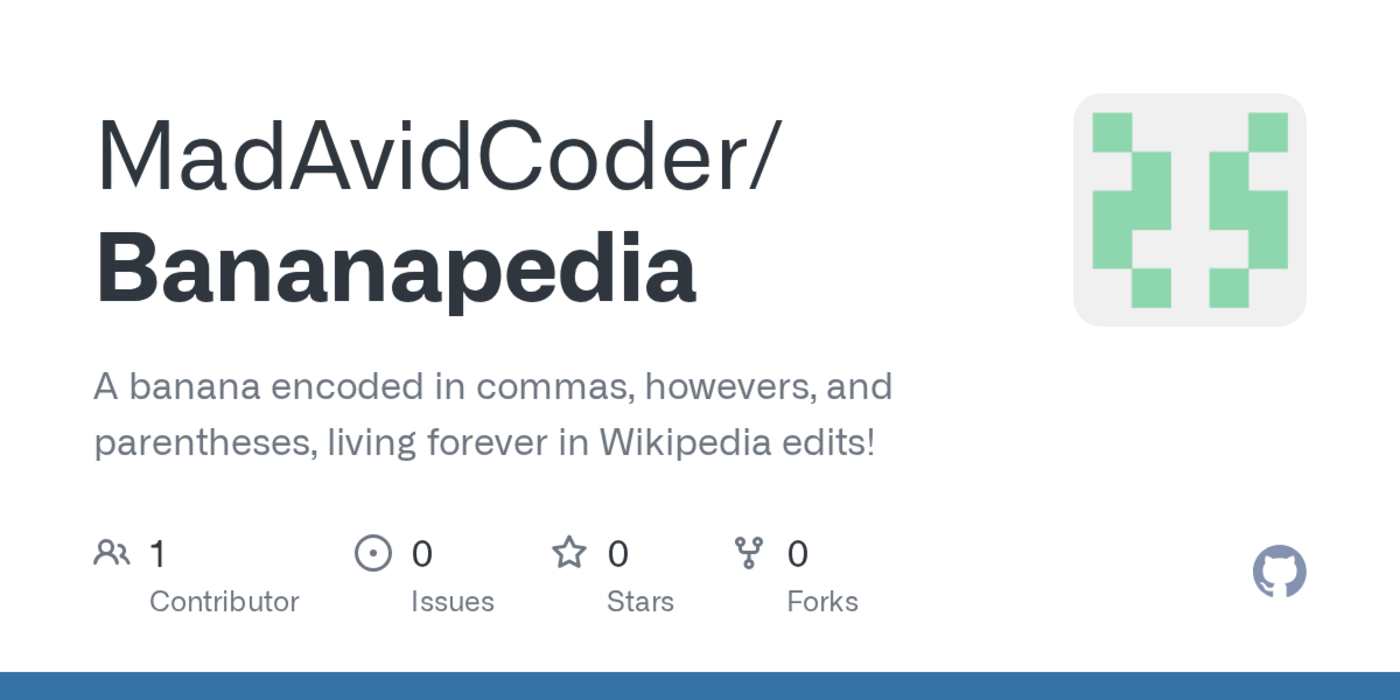i stored a banana image within the wikipedia edit history