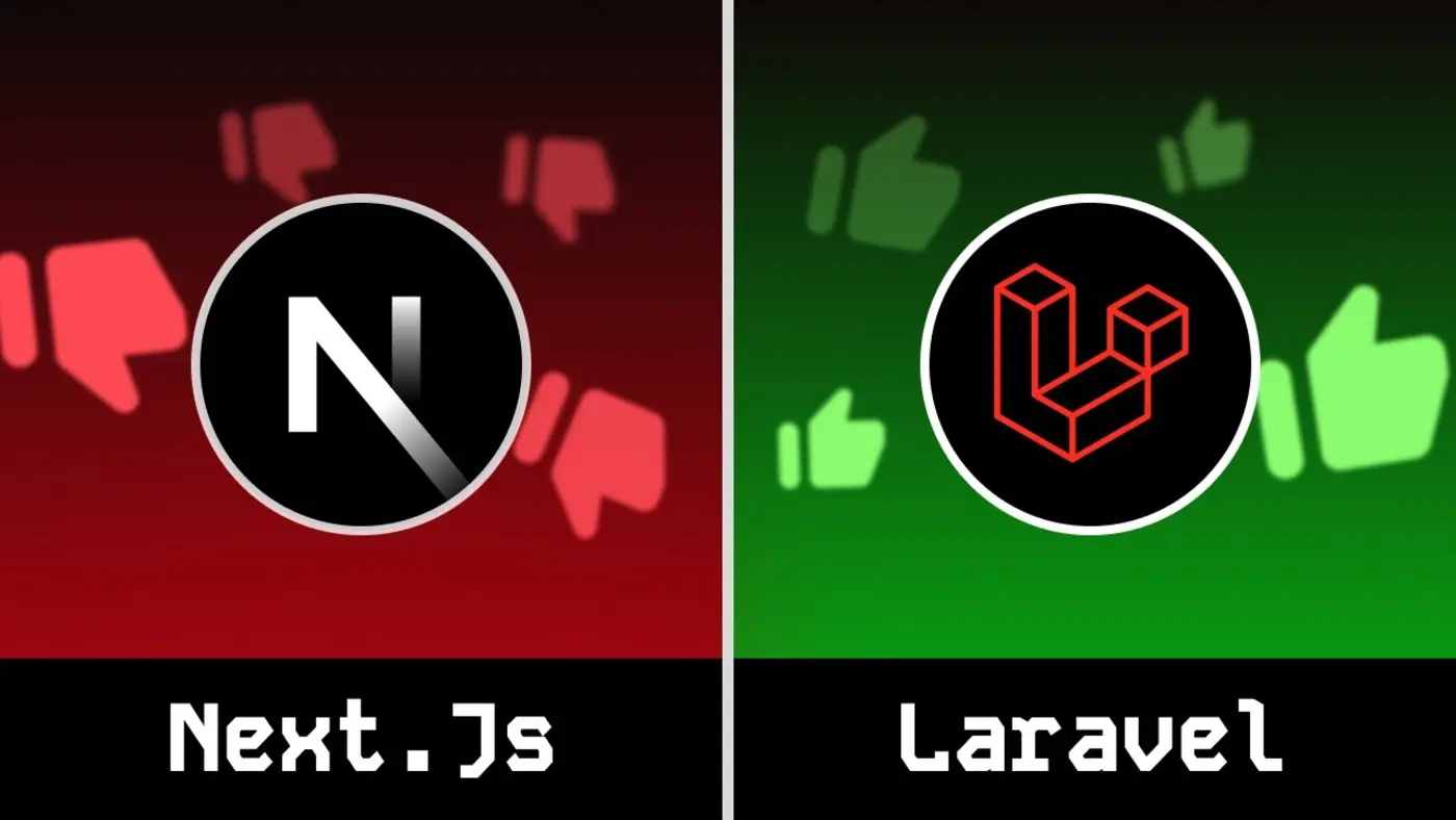 after 1400 commits ix27m leaving nextjs for laravel