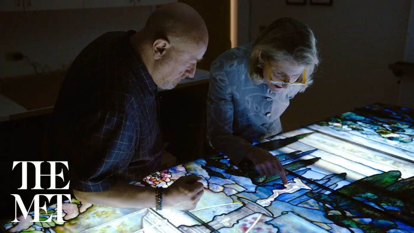 a new home for the tiffany quotgarden landscapequot window video