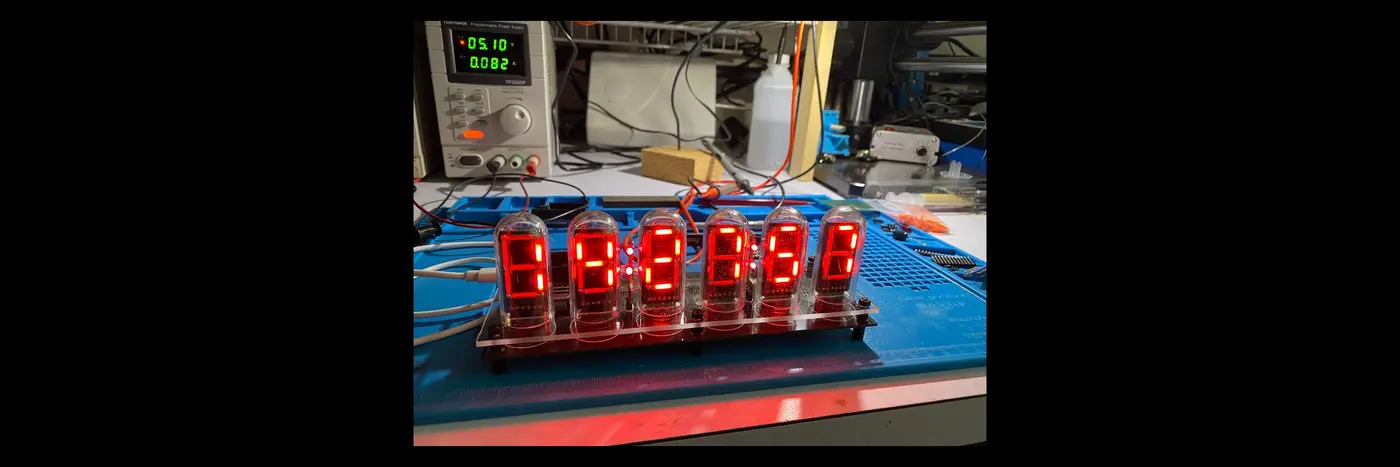 led quotnixiequot tube clock 2022