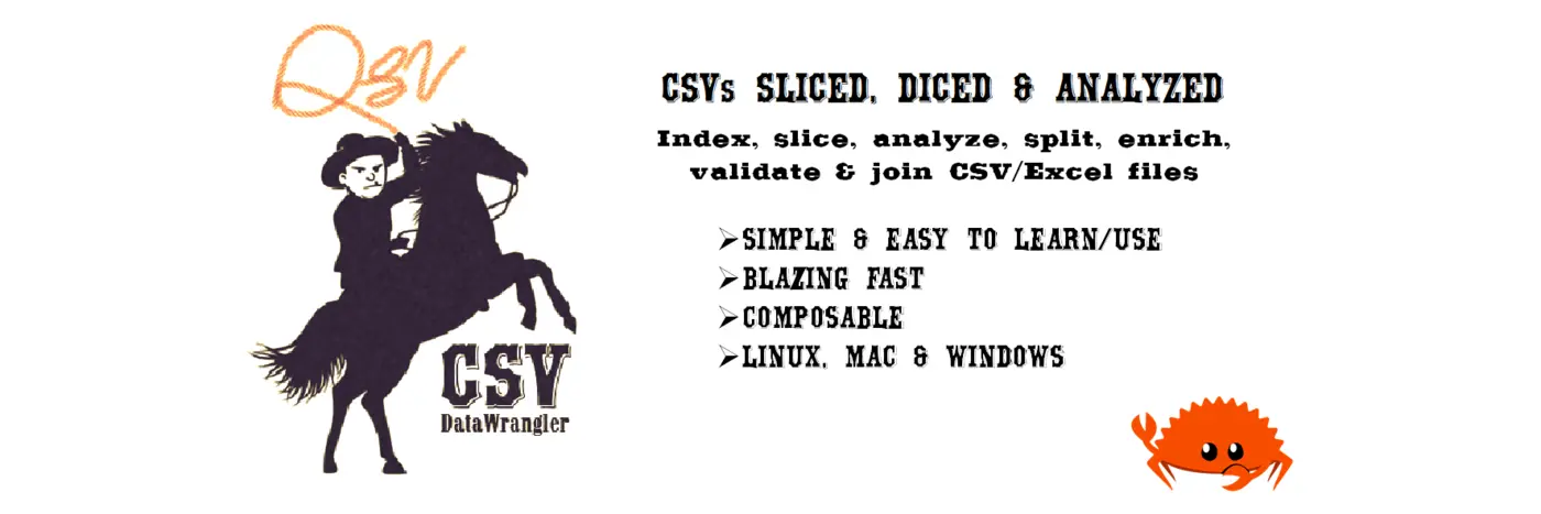 qsv fast datawrangling toolkit