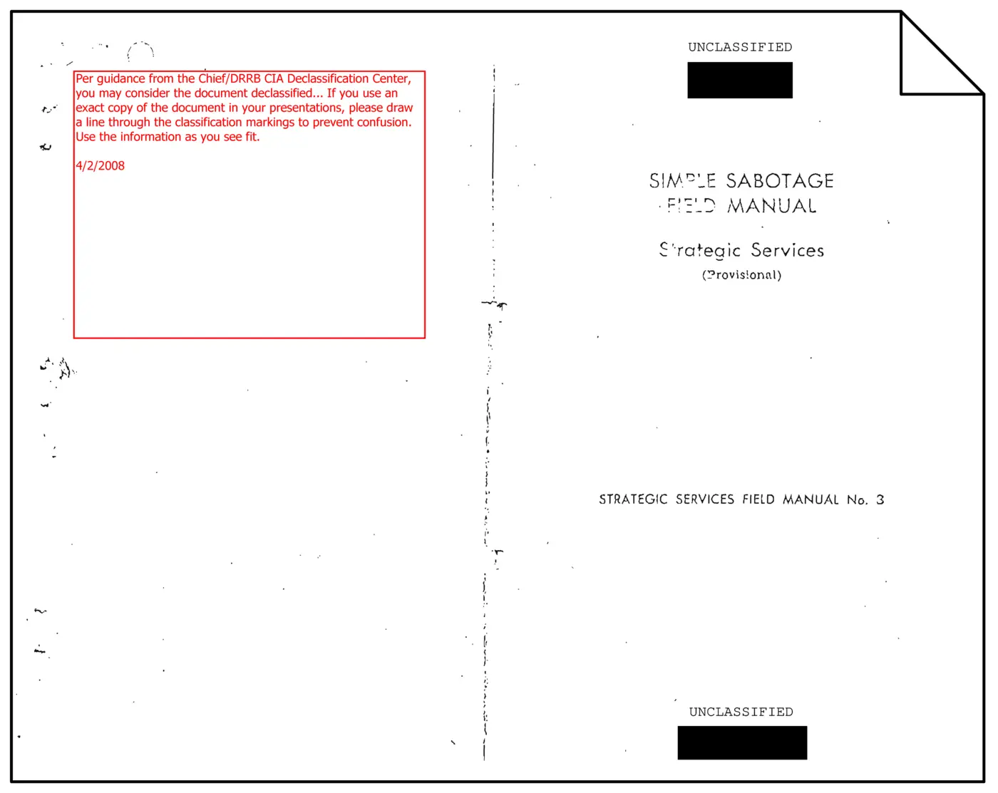 simple sabotage field manual pdf