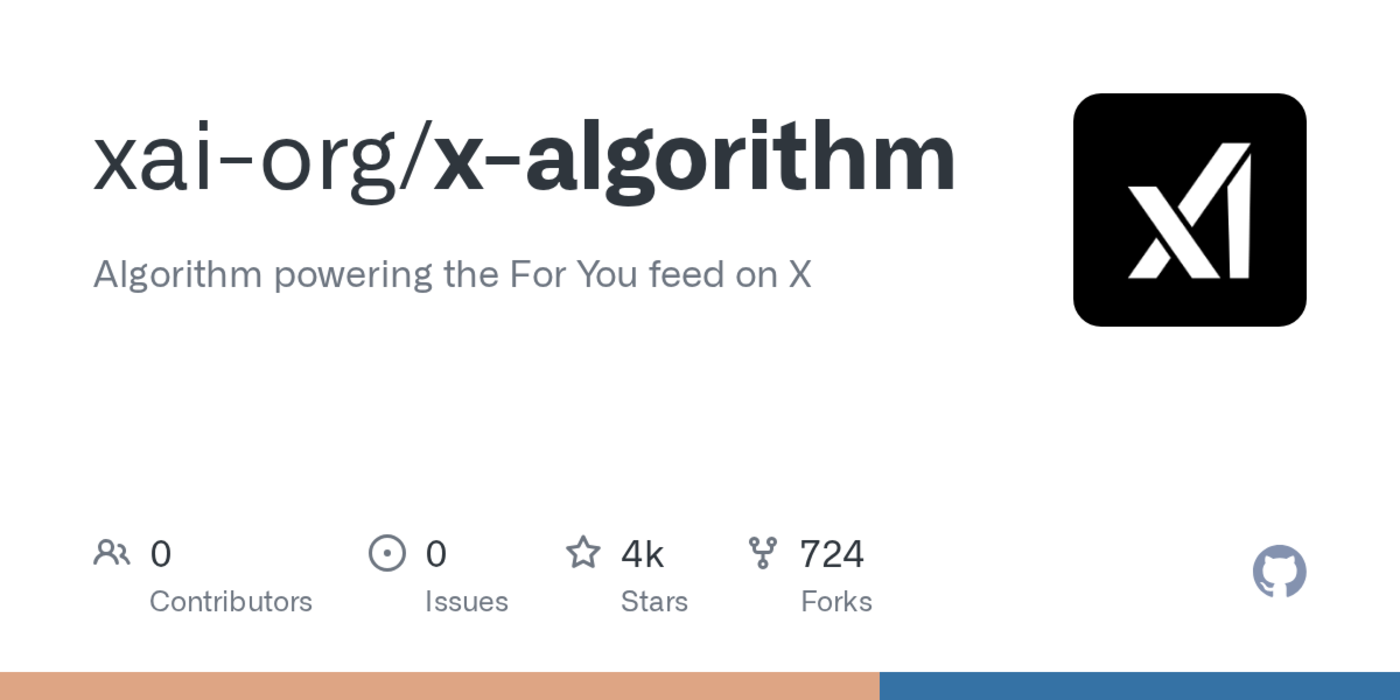 xtwitter just opensourced their new algorithm that powers your feed