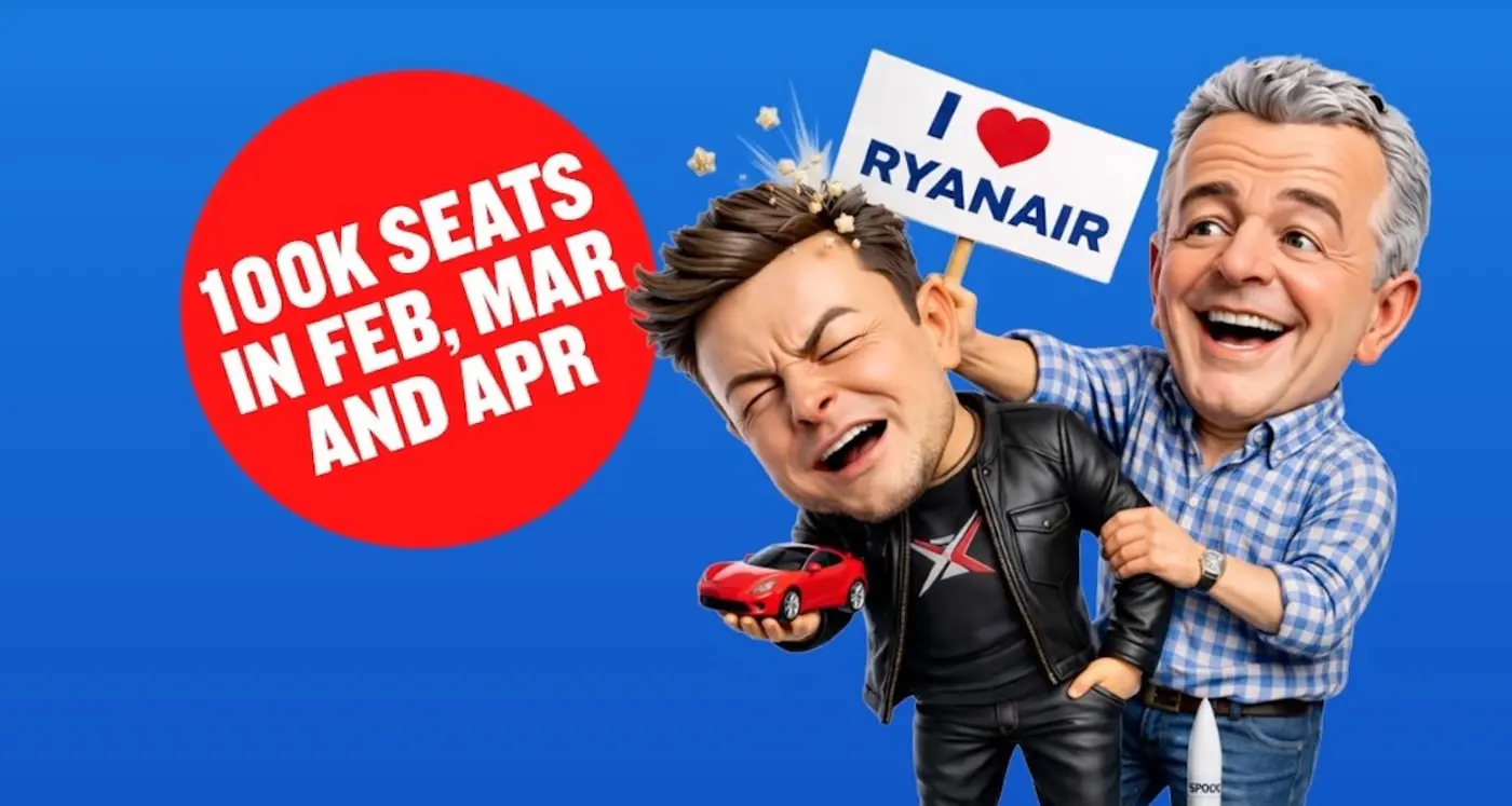 ryanair launches quotbig idiot seat salequot for elon musk