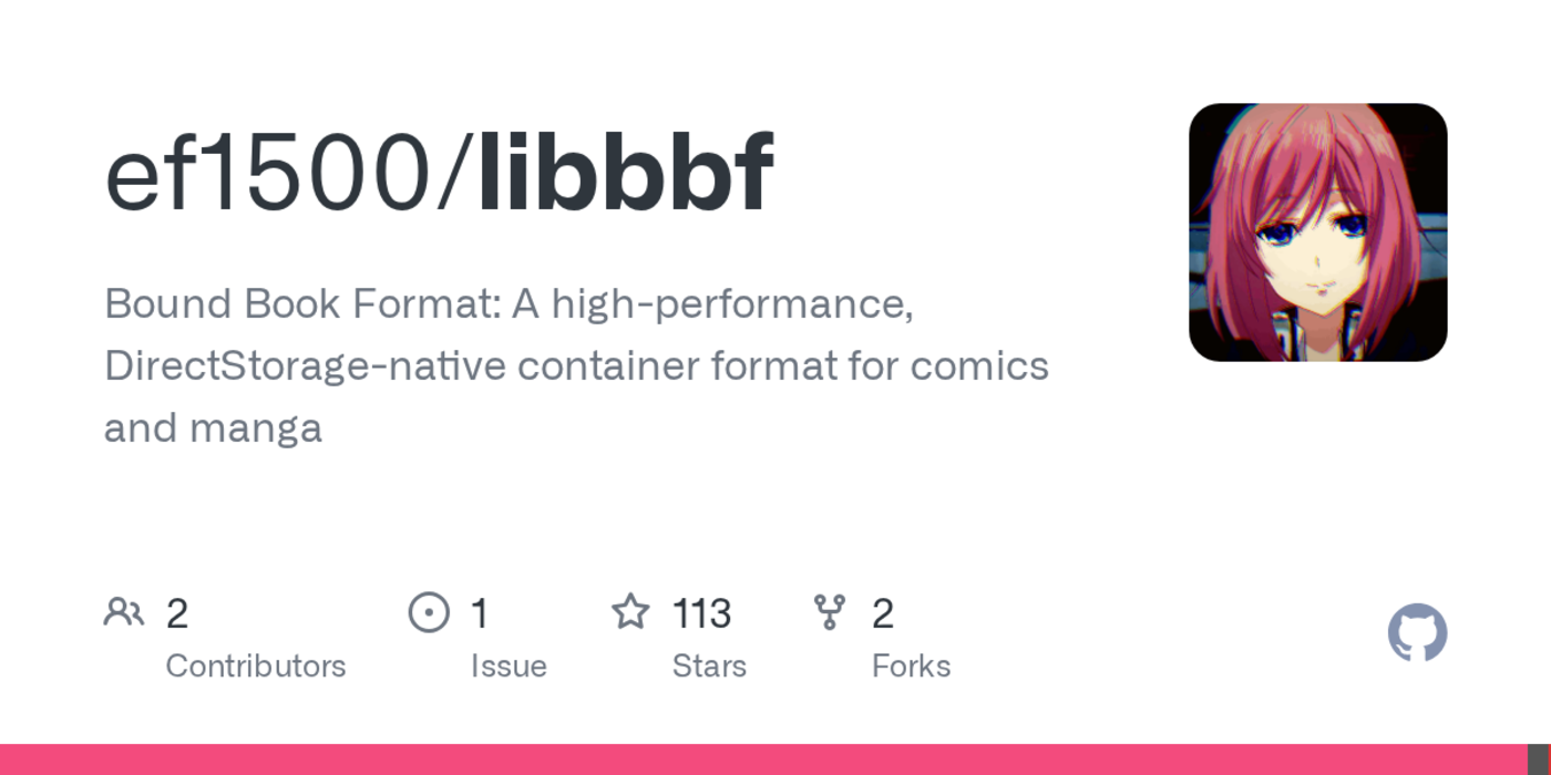 libbbf bound book format a highperformance container for comics and manga