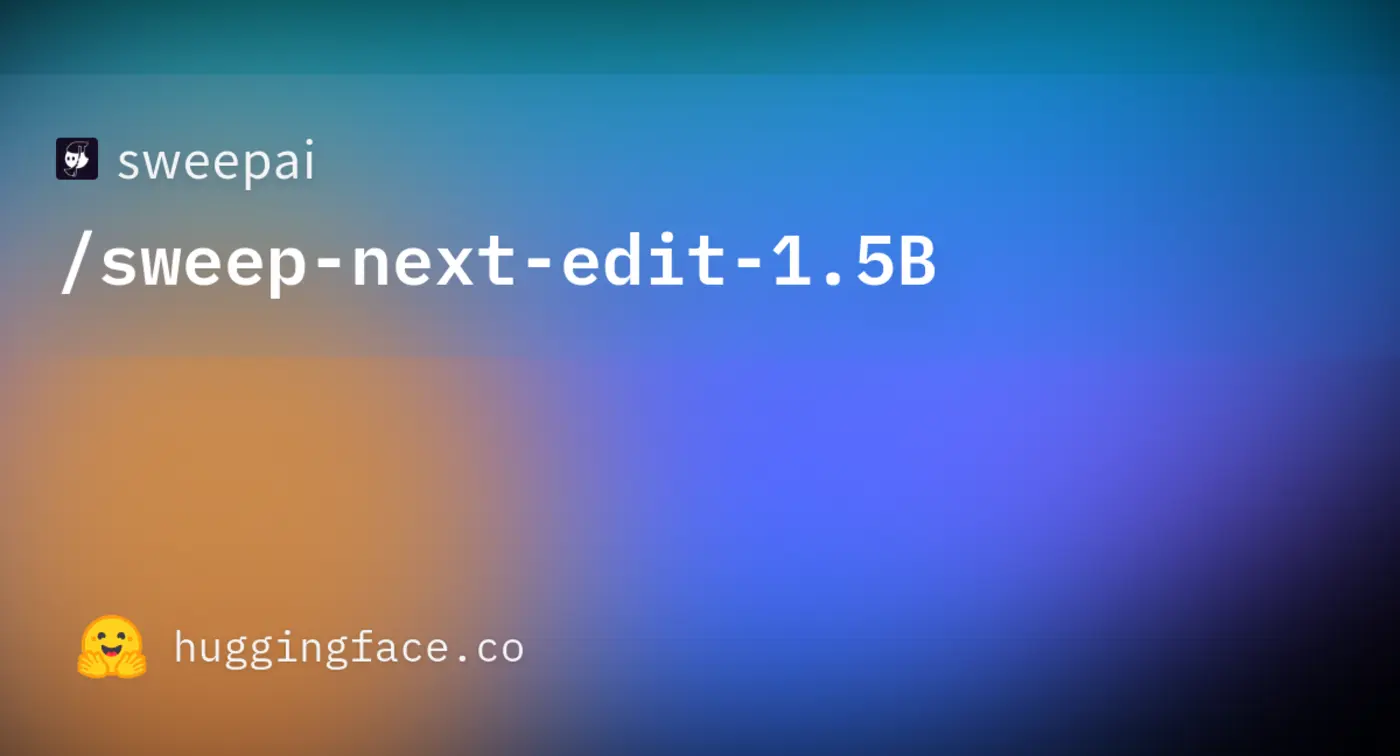 show hn sweep openweights 15b model for nextedit autocomplete