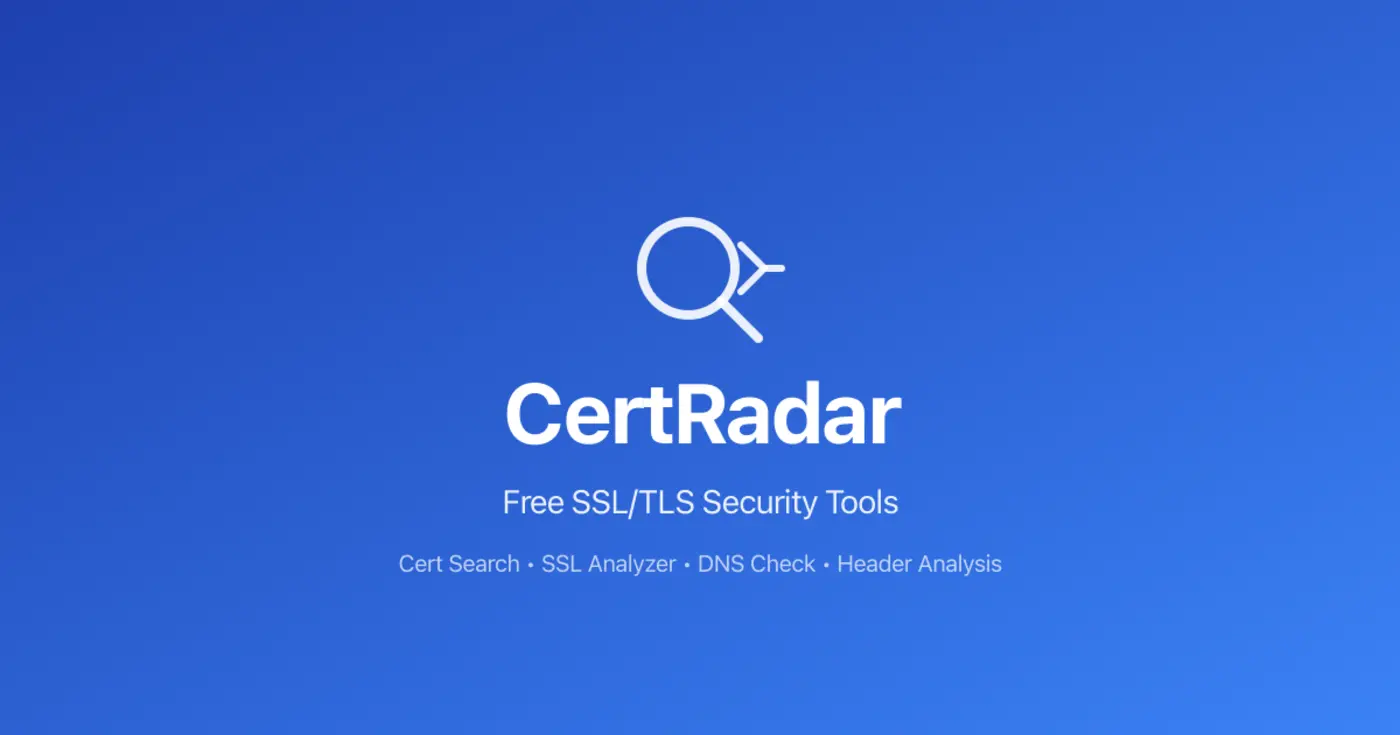 show hn certradar find every certificate ever issued for your domain