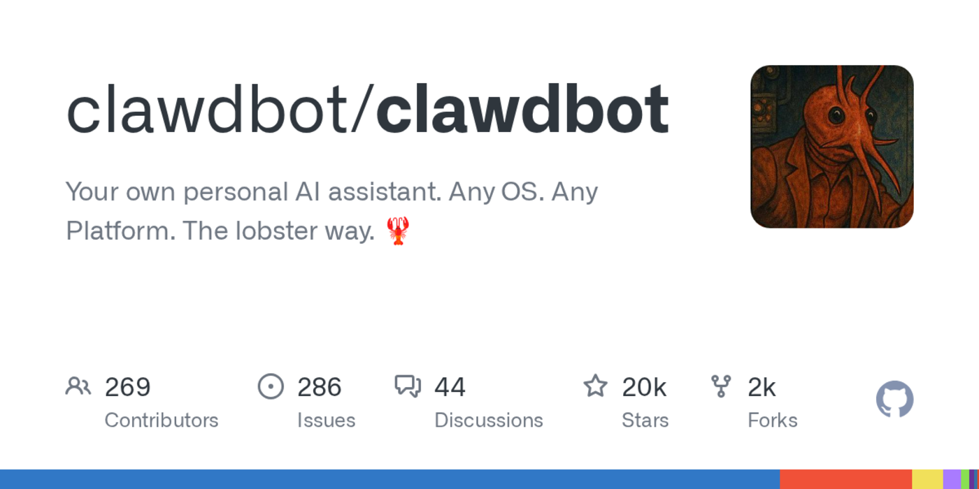 clawdbot open source personal ai assistant