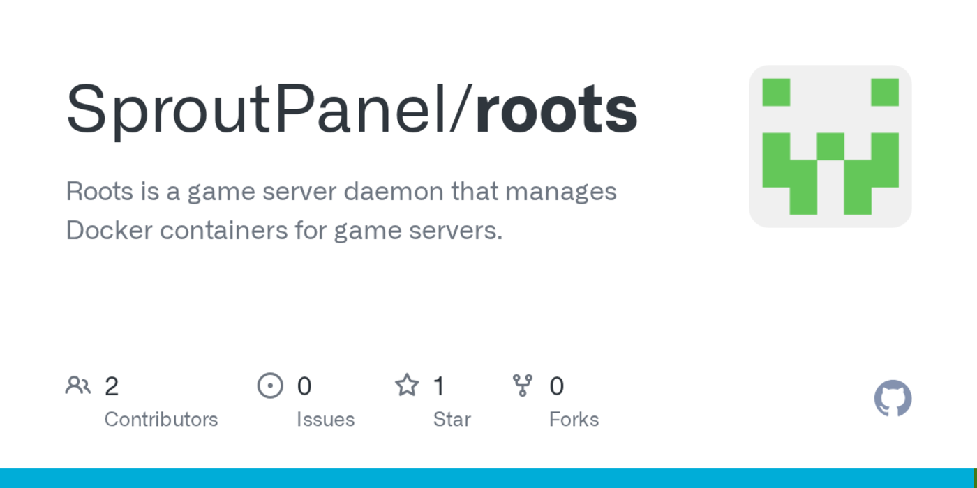 roots is a game server daemon that manages docker containers for game servers