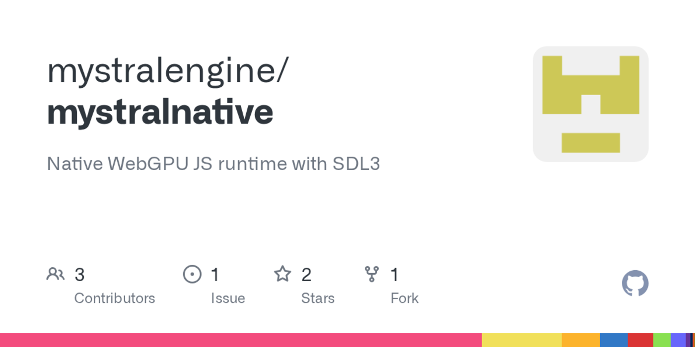 show hn mystral native run javascript games natively with webgpu no browser
