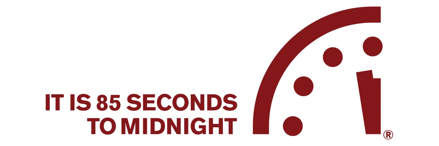 it is now 85 seconds to midnight