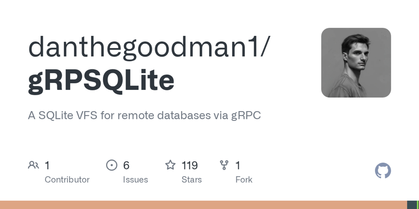 grpsqlite a sqlite vfs for remote databases via grpc