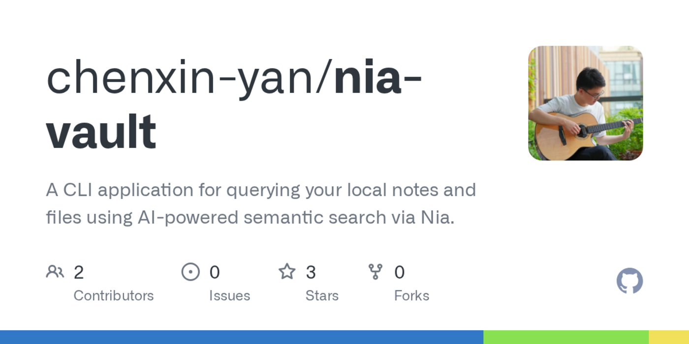 show hn opensource semantic search over your local notes via cli
