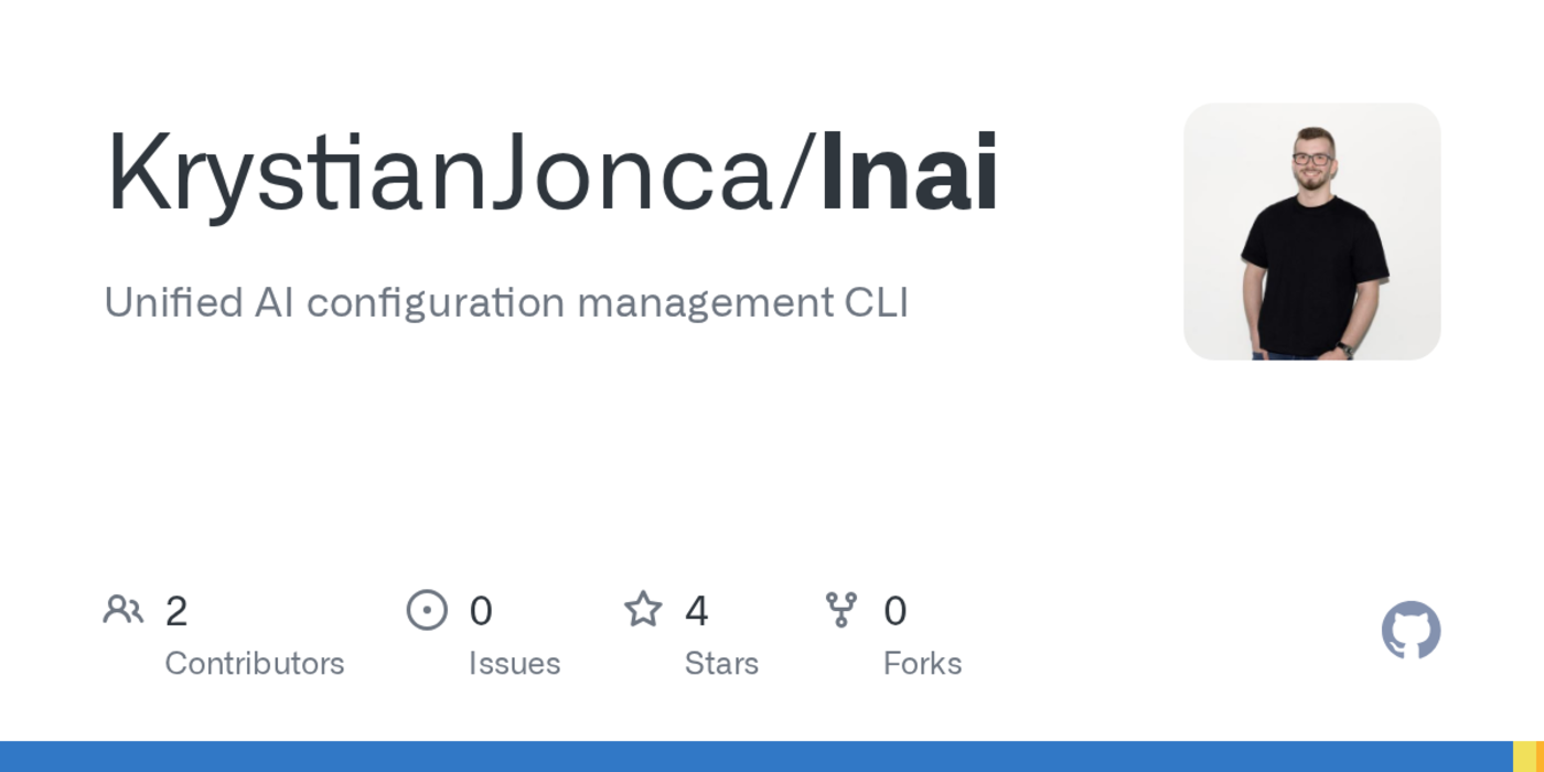 lnai define ai coding tool configs once sync to claude cursor codex etc