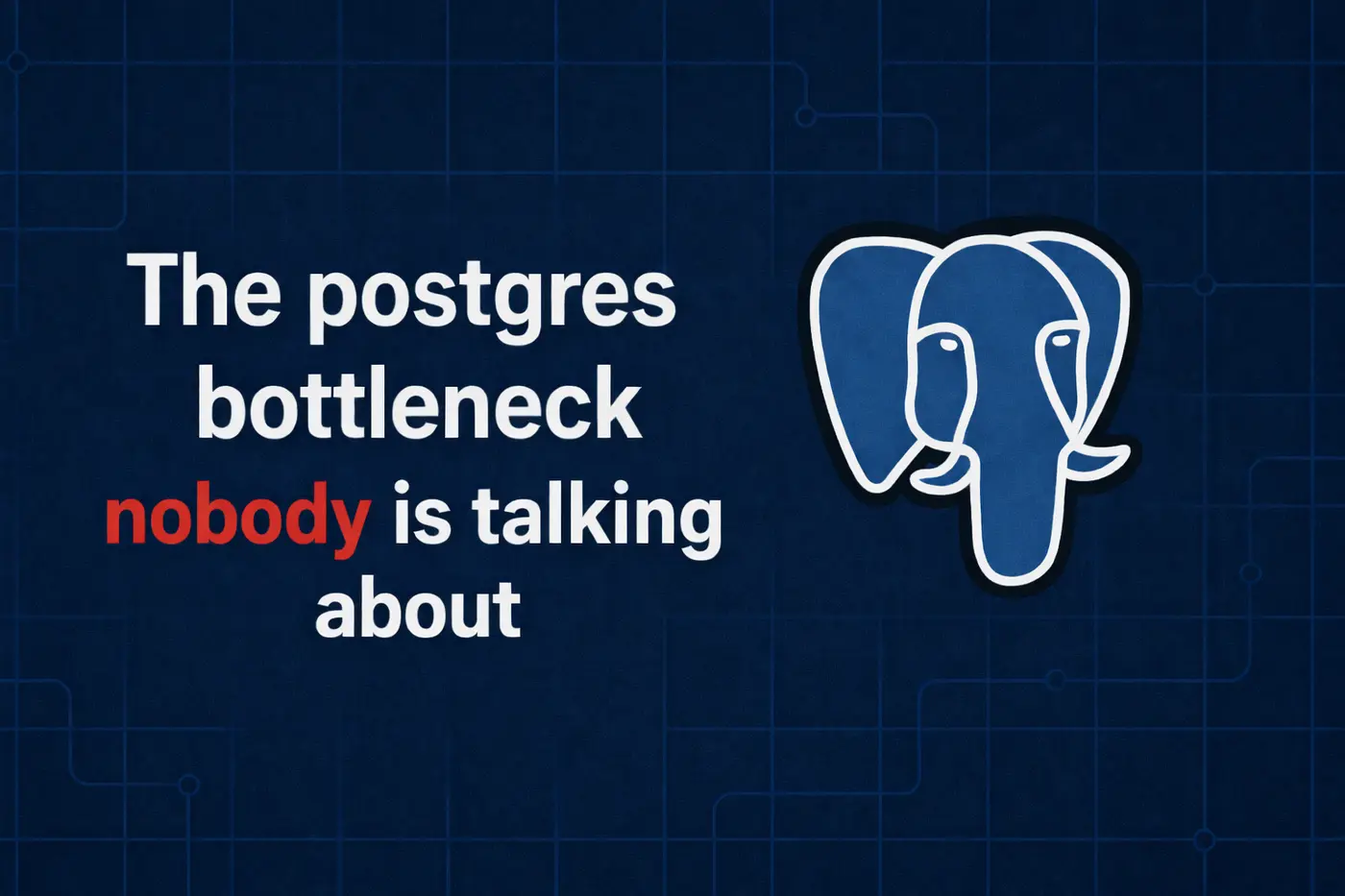 postgres postmaster does not scale