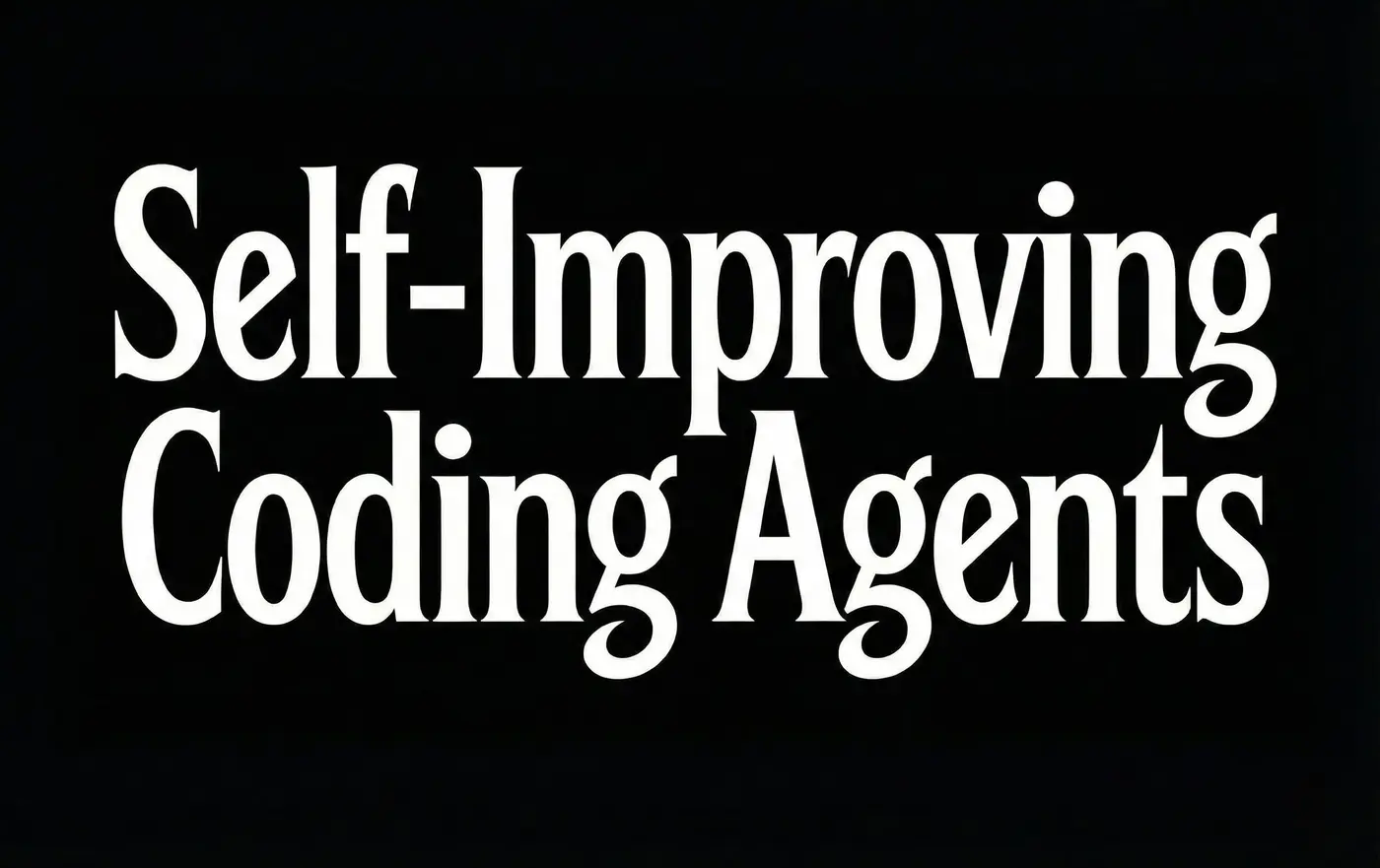 selfimproving coding agents