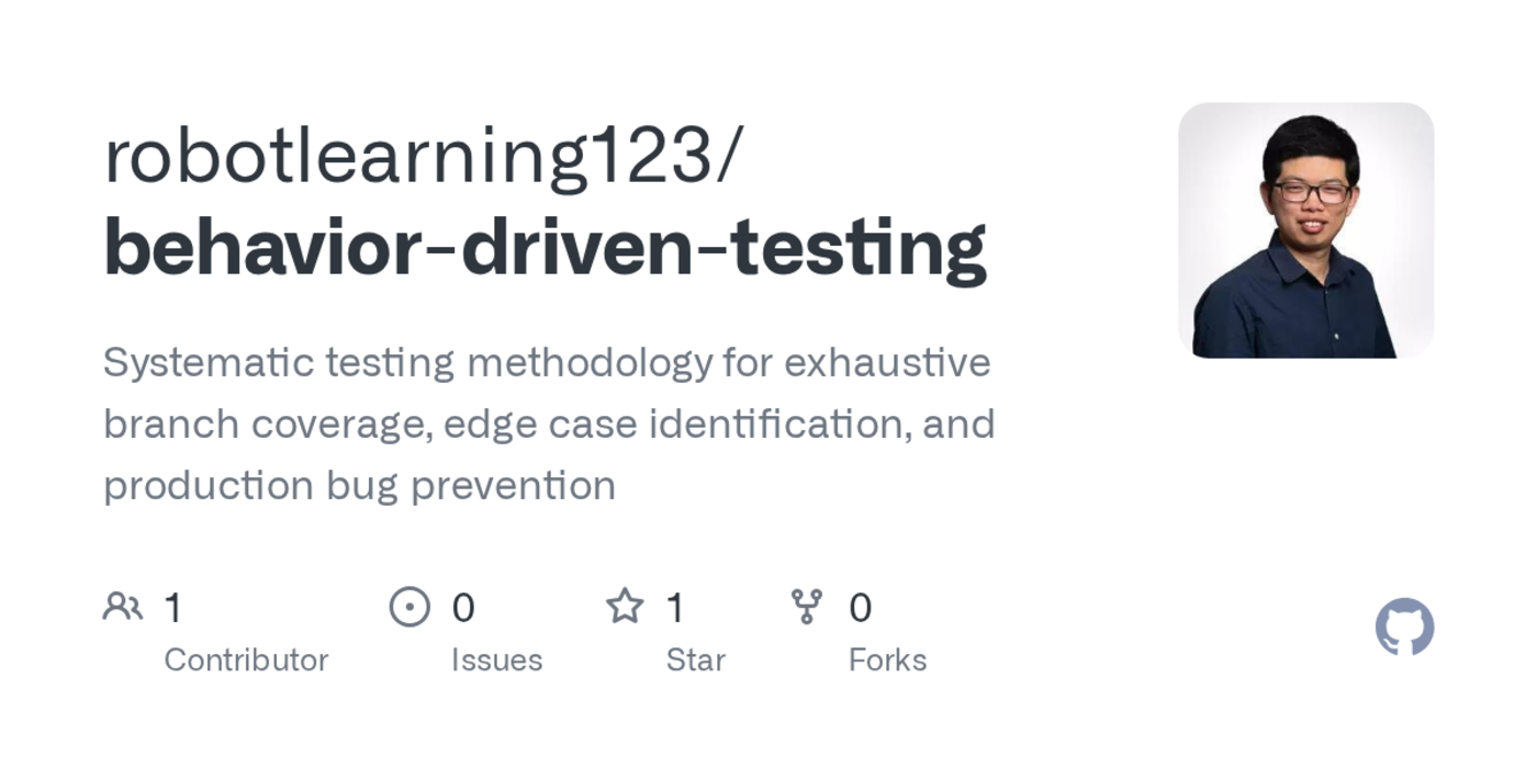 show hn behaviordriven testing ai agent skill for exhaustive test coverage