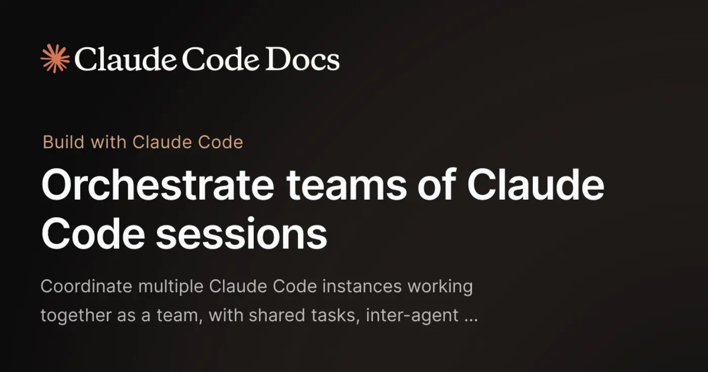 claude code agent teams