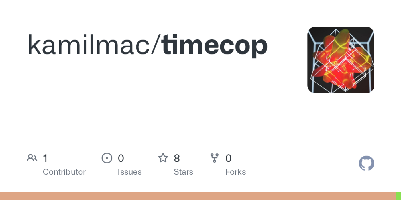 timecop scrub through commits like a video timeline