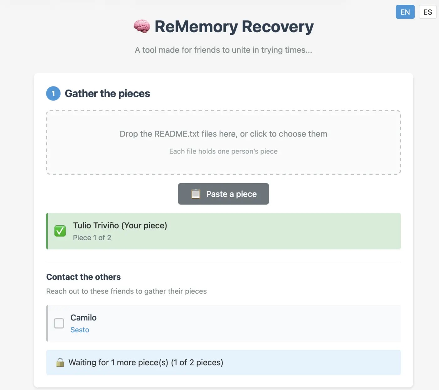 show hn if you lose your memory how to regain access to your computer
