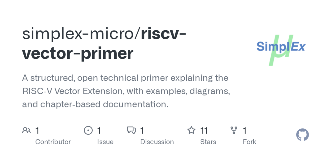 riscv vector primer