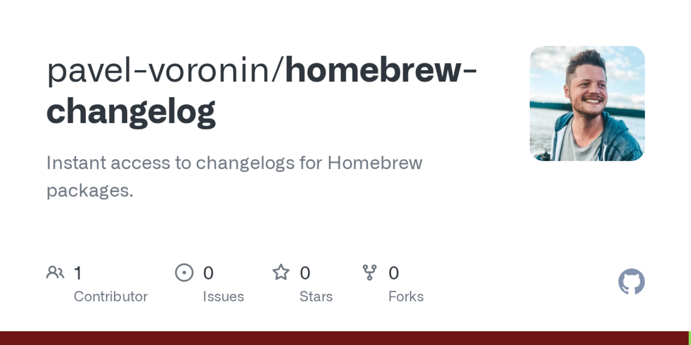 show hn brew changelog find upstream changelogs for homebrew packages