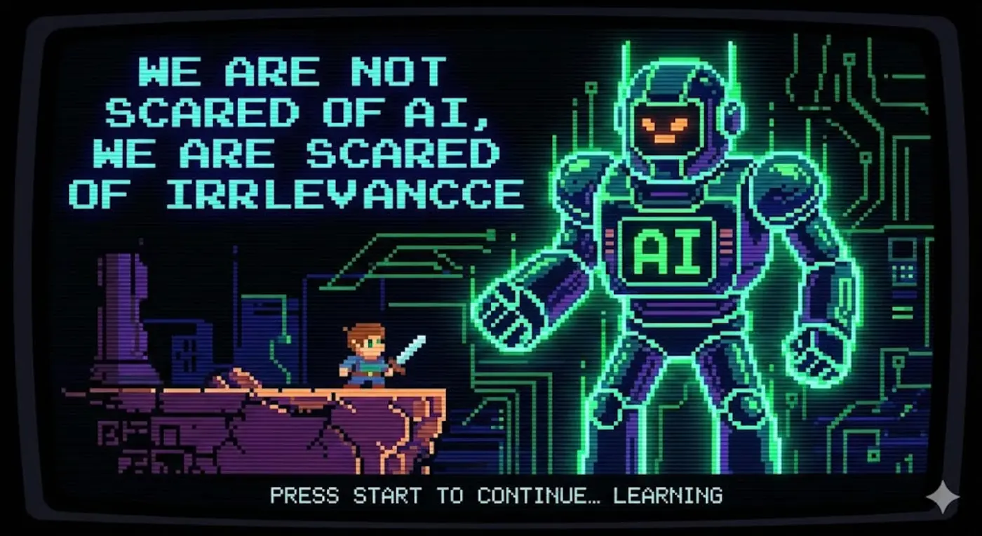 we are not scared of ai we are scared of irrelevance