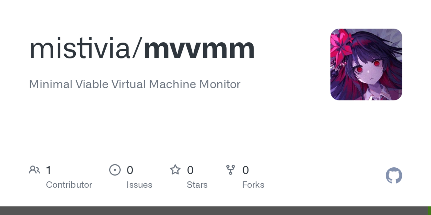 show hn mvvmm firecrackerlike mini virtual machine monitor in 2000 loc