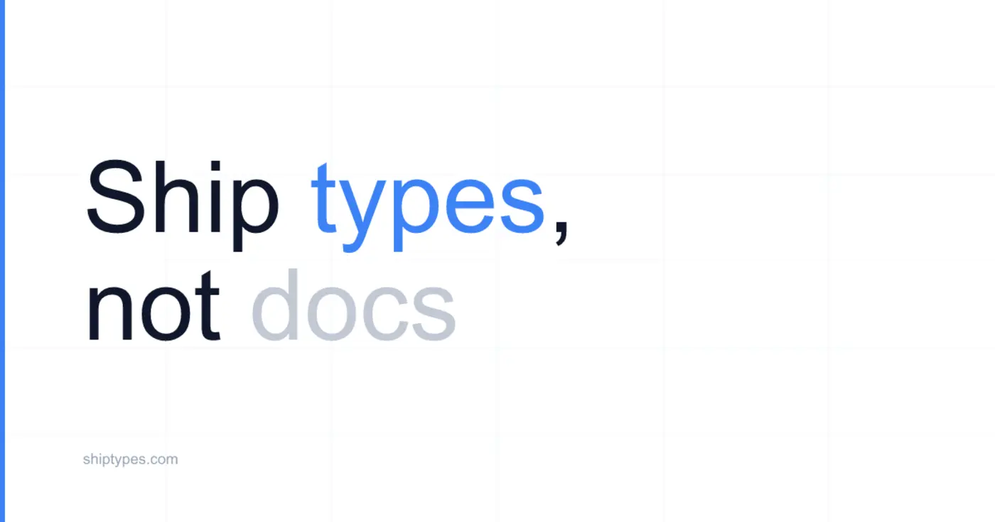 ship types not docs