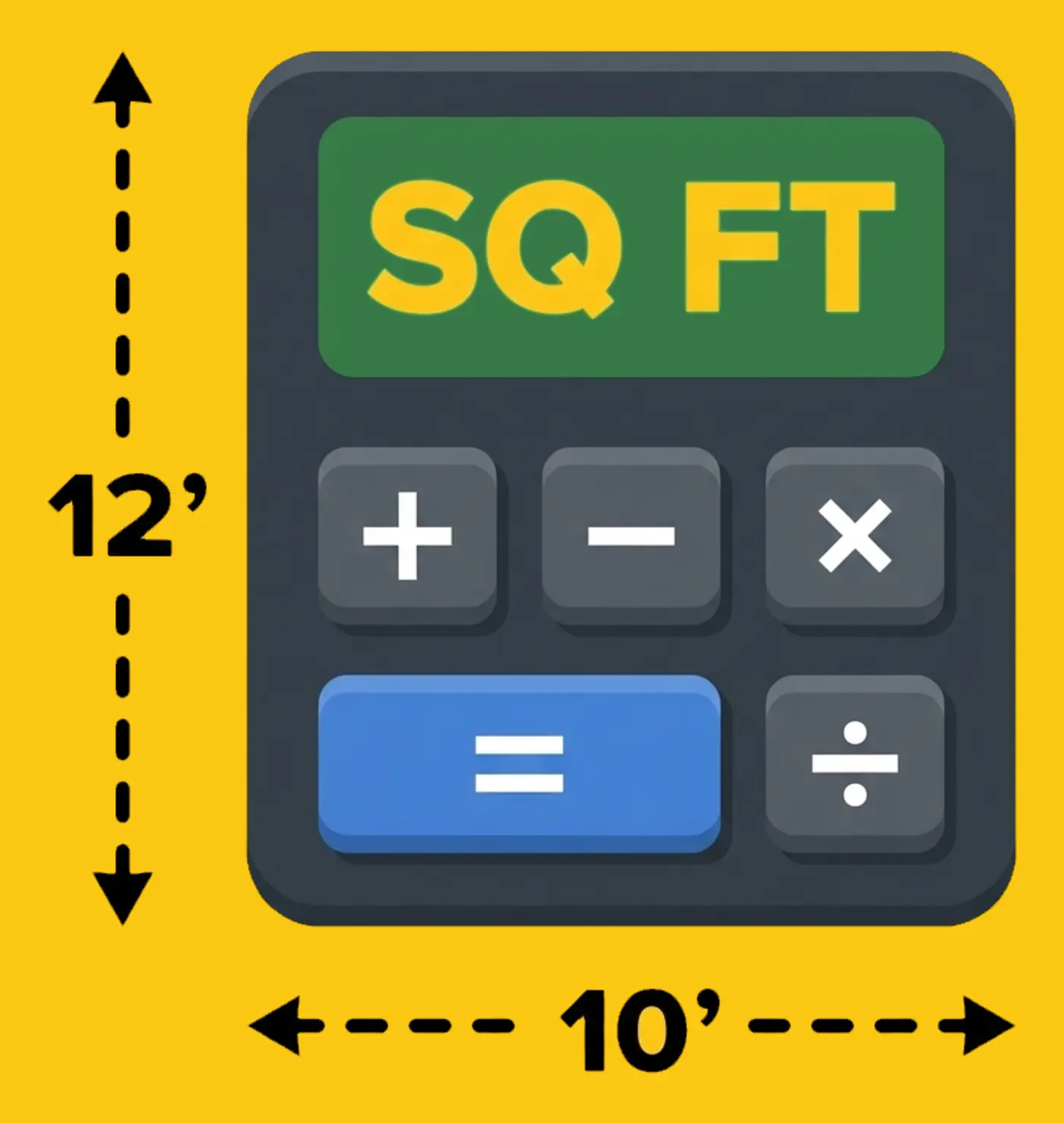 show hn sqfty interactive square footage visualizer and calculator