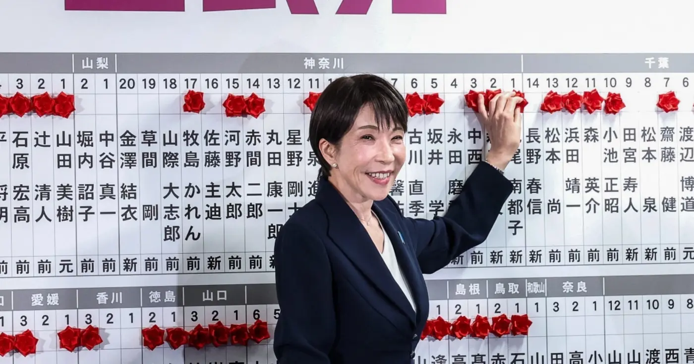 japanx27s sanae takaichi wins a supermajority after gambling on a snap election