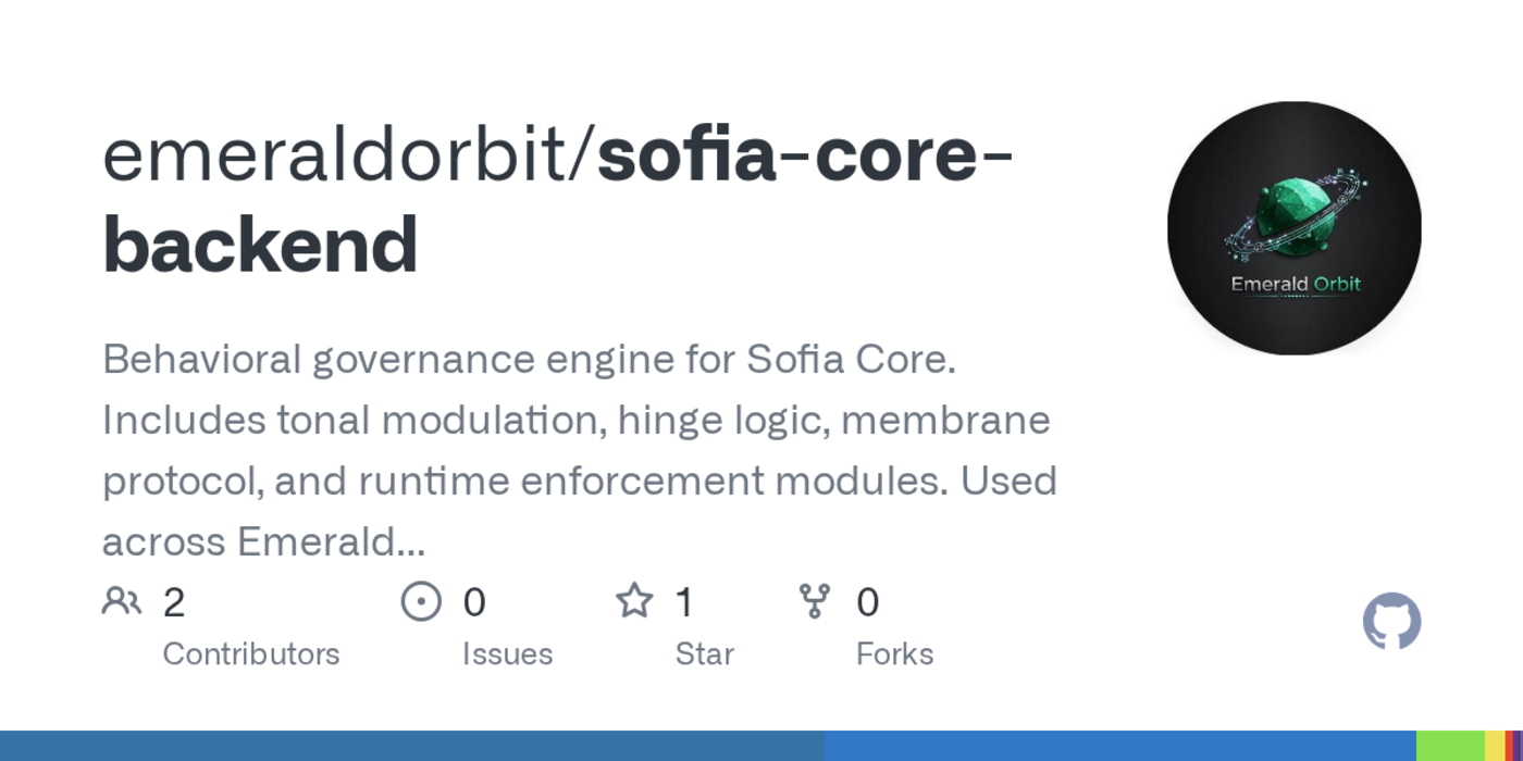 show hn sofia core opensource ai infrastructure with biological computing