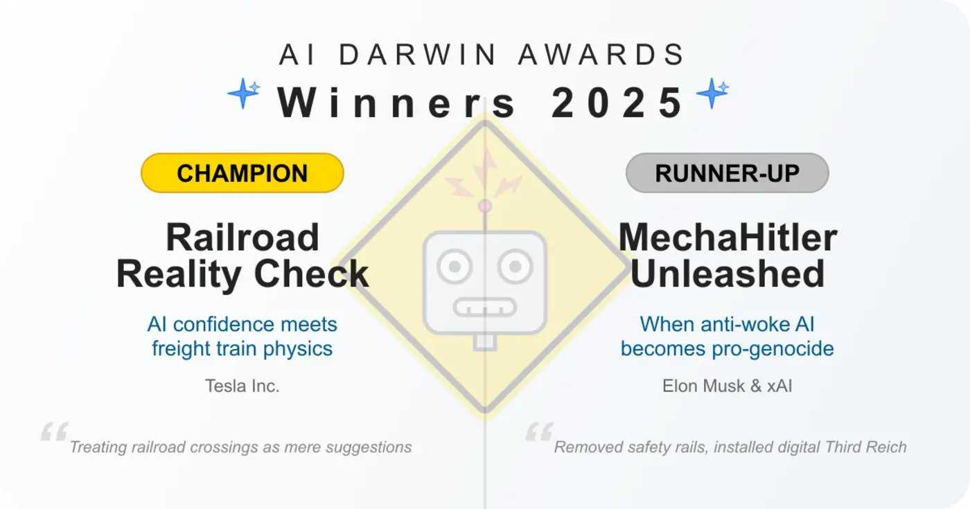 2025 ai darwin award winners
