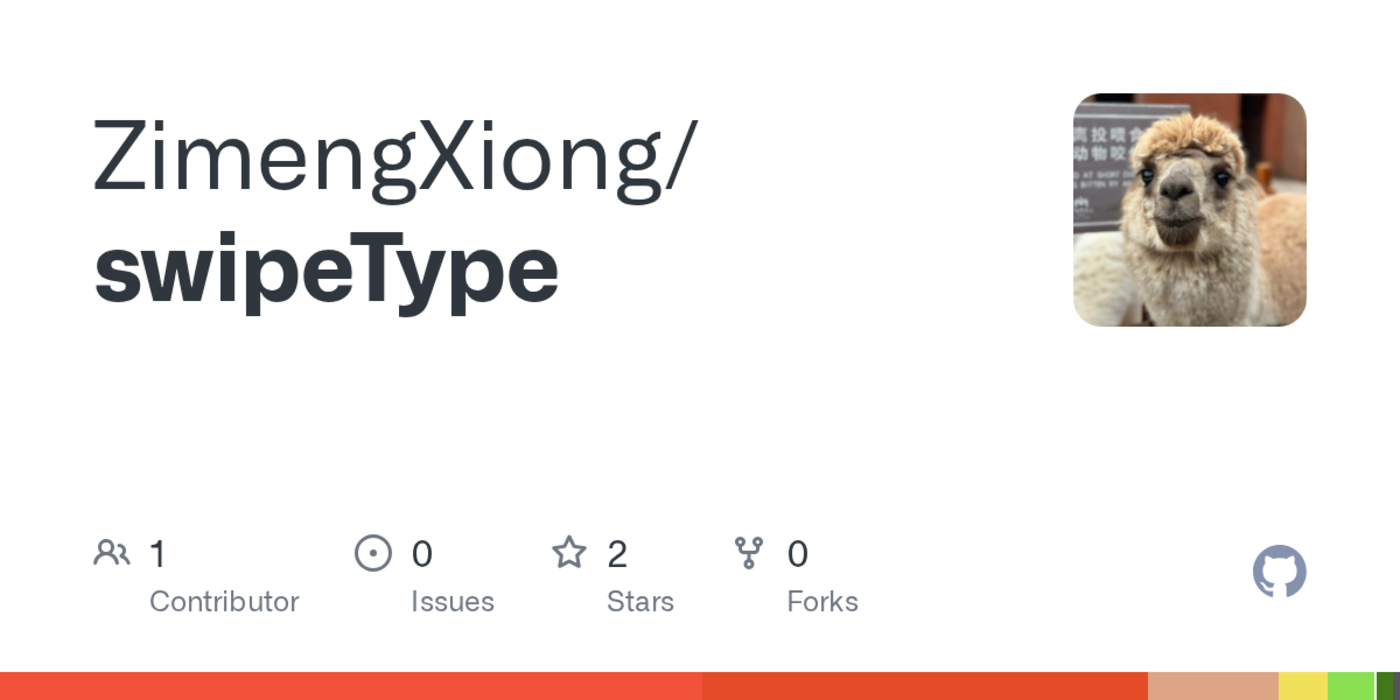 show hn physical swipe typing for your computer