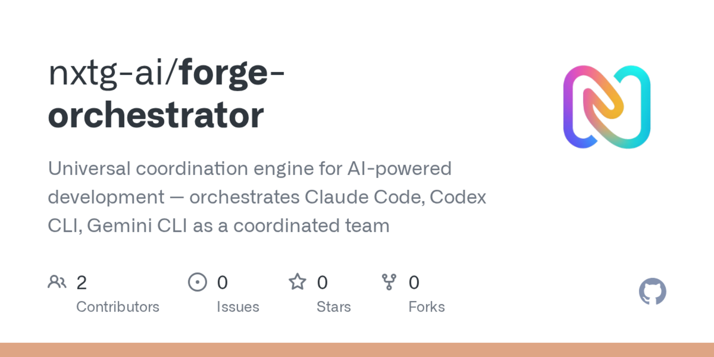 show hn forge 3mb rust binary that coordinates multiai coding agents via mcp