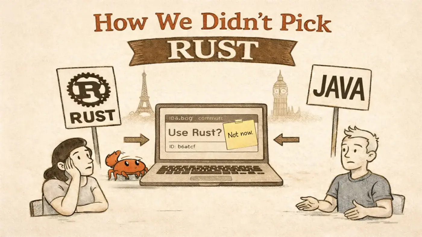 we didnx27t pick rust