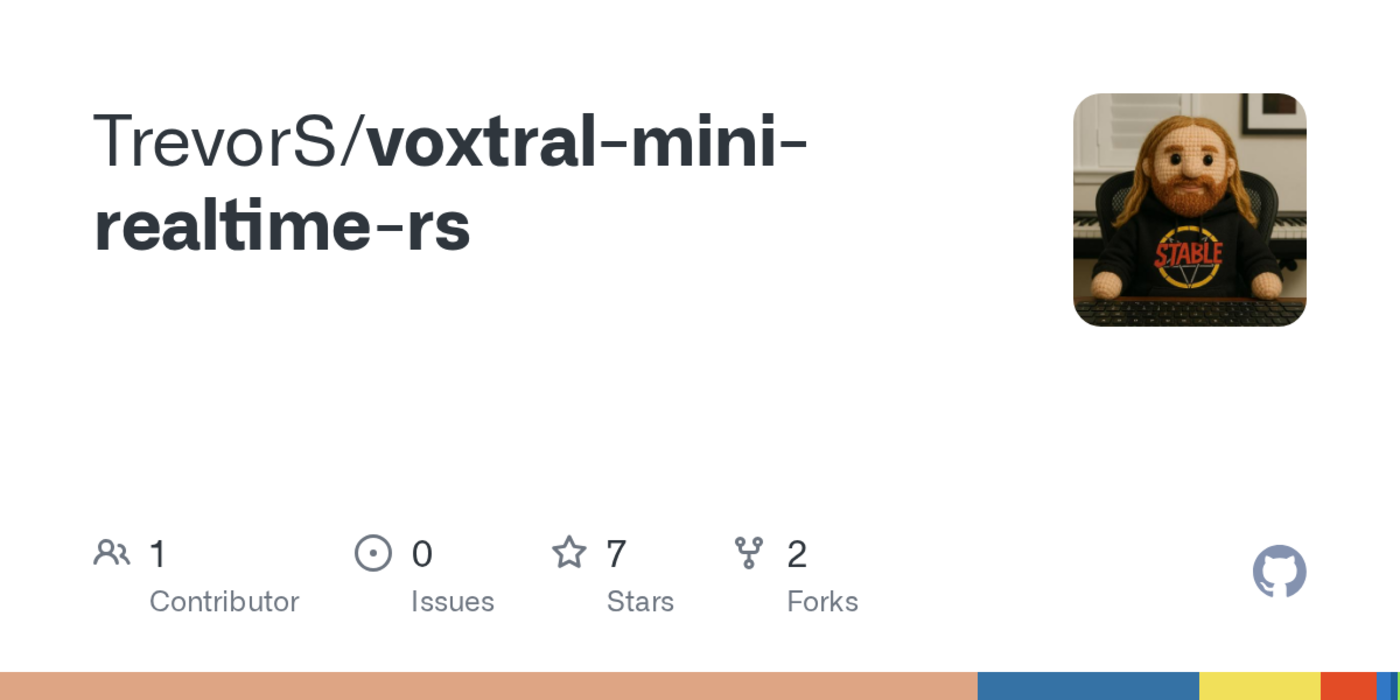 rust implementation of mistralx27s voxtral mini 4b realtime runs in your browser