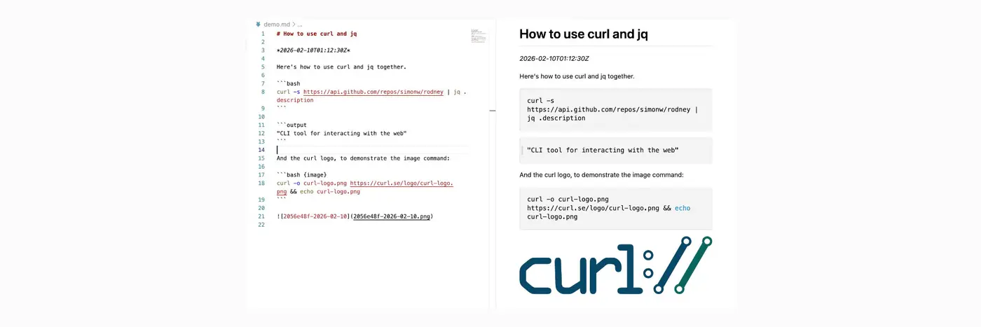 show hn showboat and rodney so agents can demo what theyx27ve built