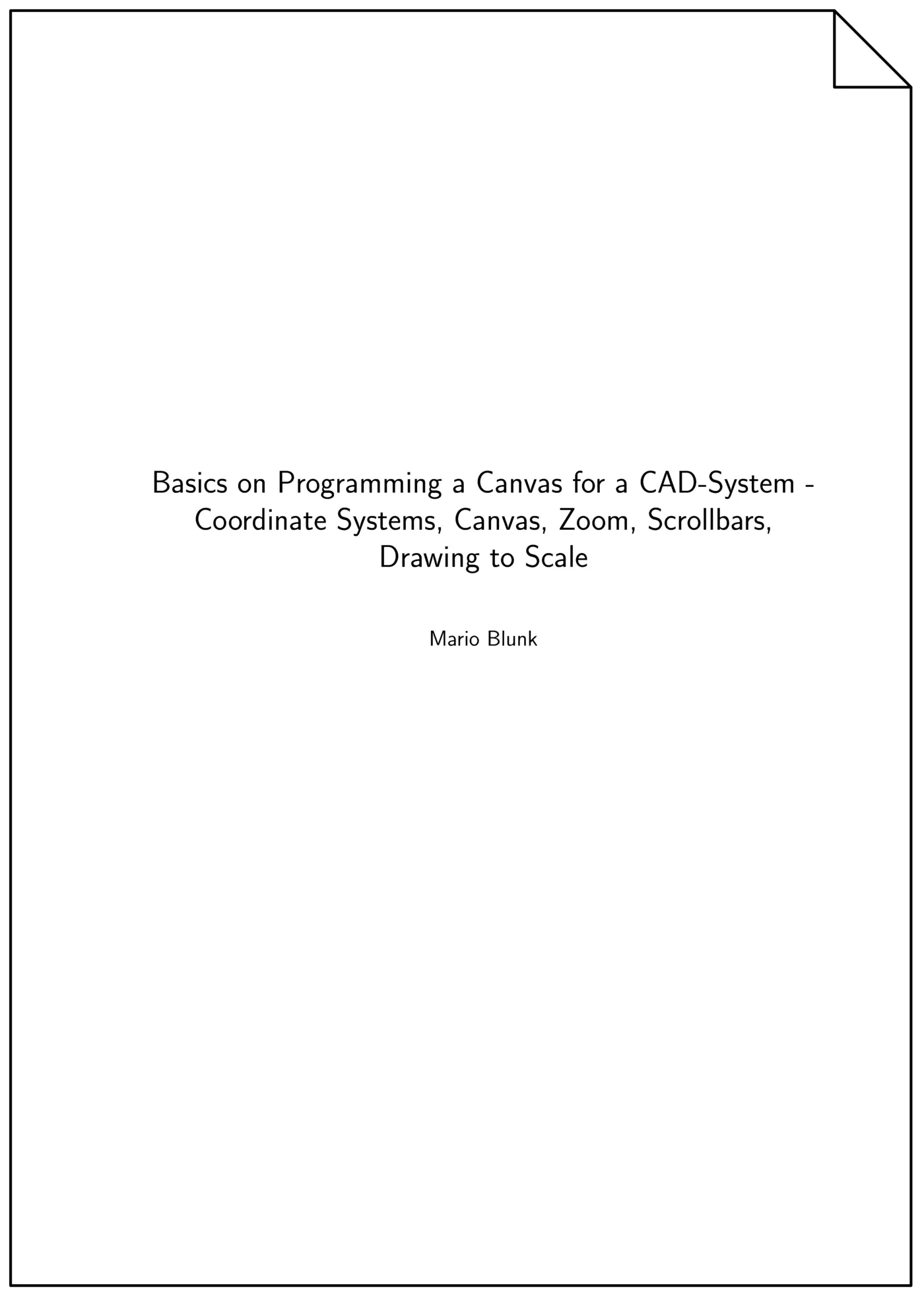 basics on programming a canvas for a cadsystem pdf