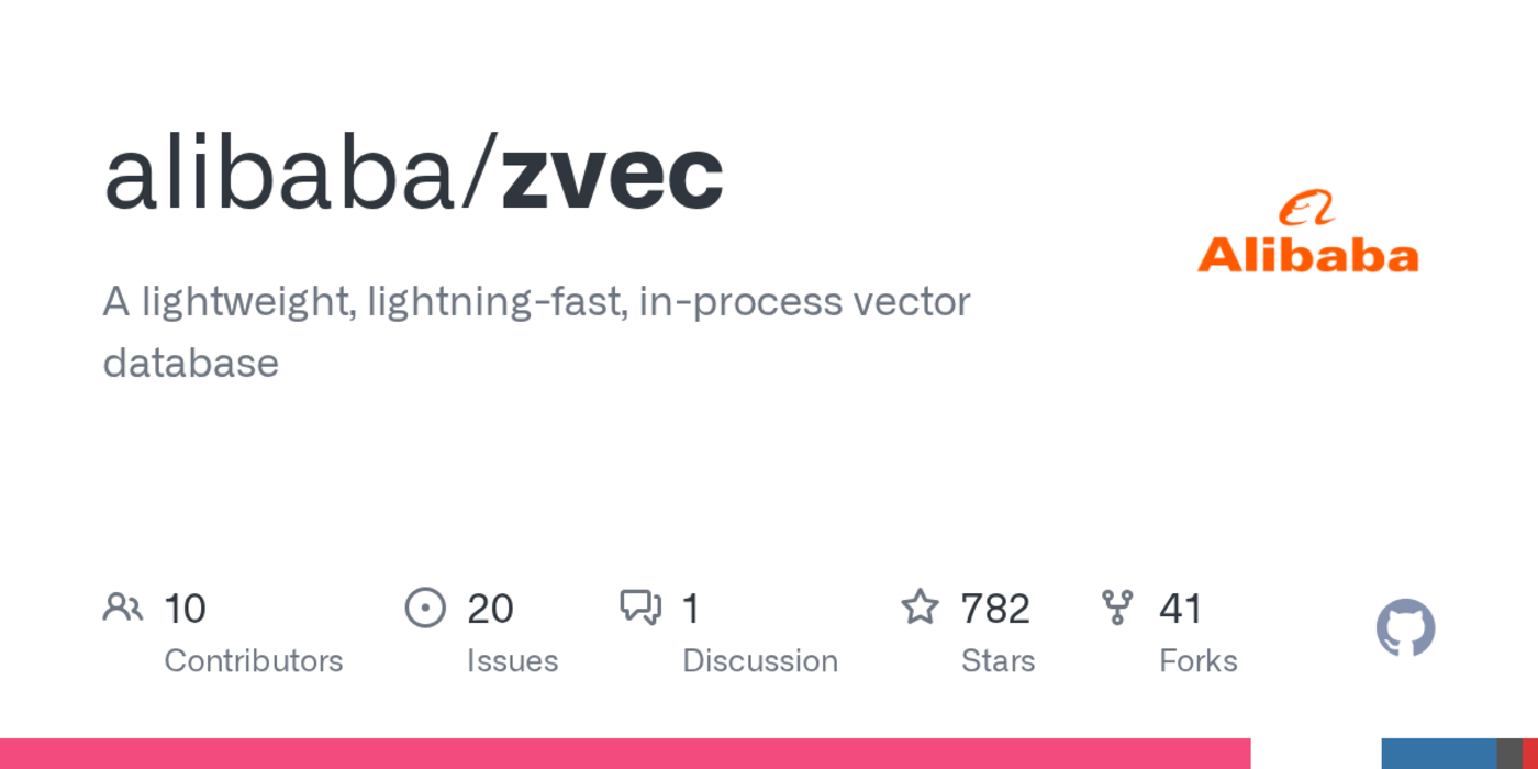 zvec embedded vector database