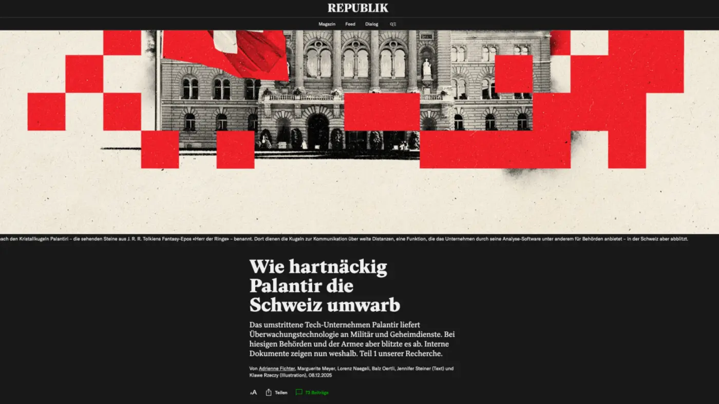 palantir vs the quotrepublikquot us analytics firm takes magazine to court