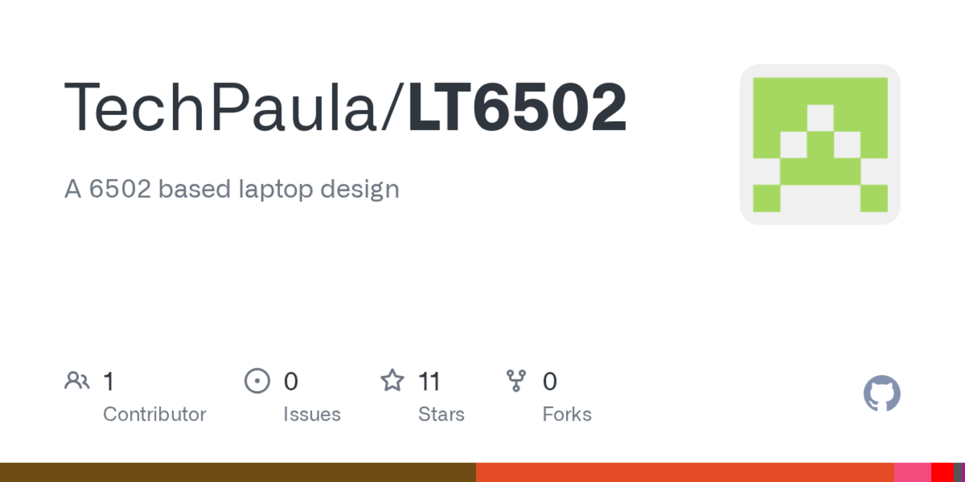 lt6502 a 6502based homebrew laptop