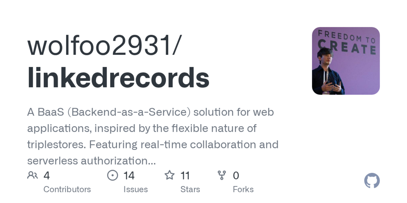 show hn linkedrecords back endasaservice with auth and realtime