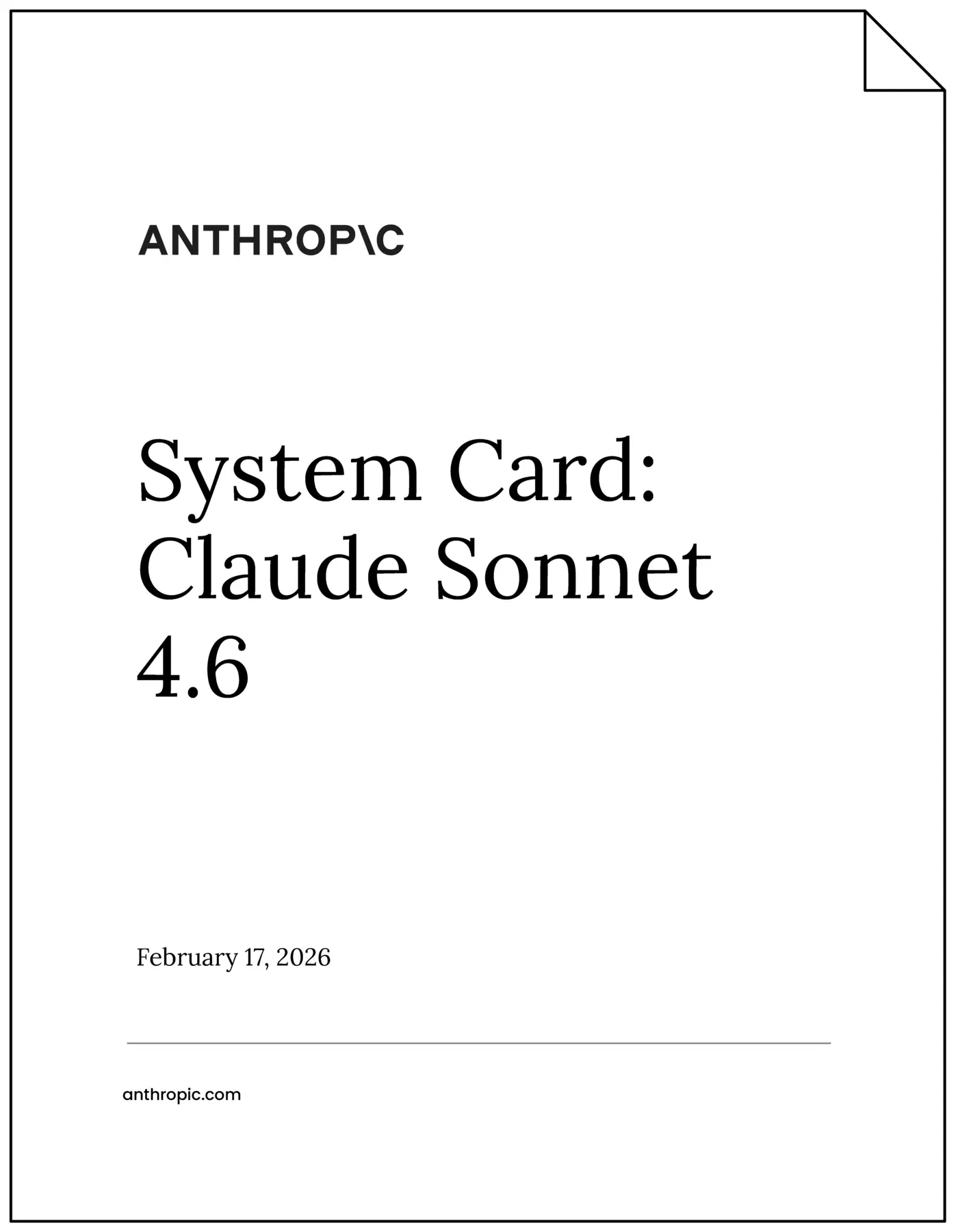 claude sonnet 46 system card