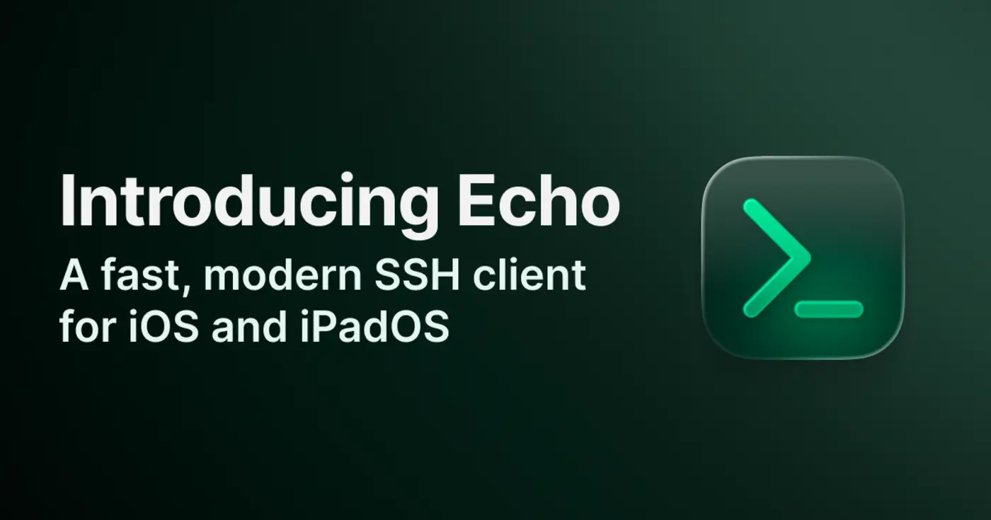 show hn echo an ios sshmosh client built on ghostty
