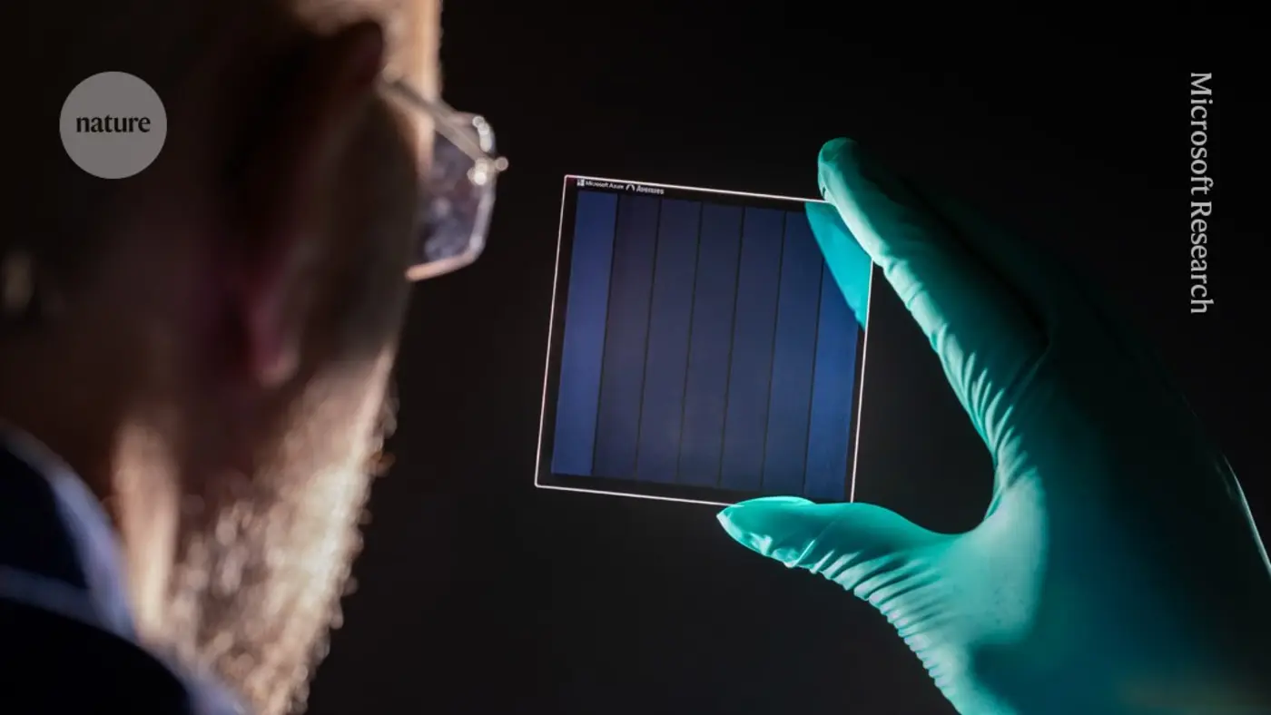 microsoft team creates x27revolutionaryx27 data storage system that lasts millennia