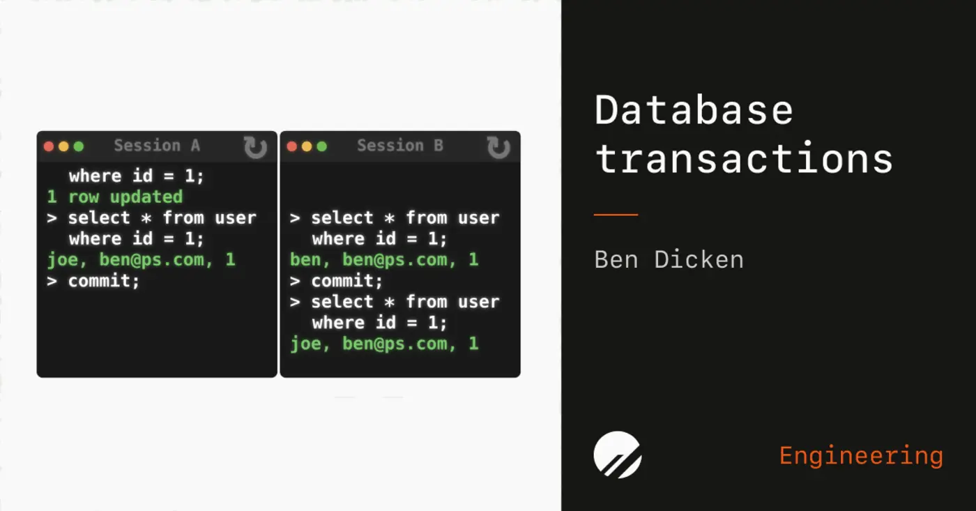 what is a database transaction