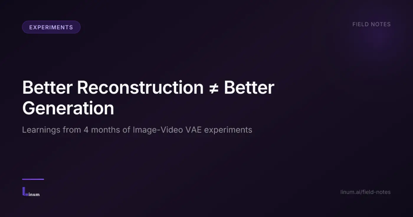 show hn openweight imagevideo vae better reconstruction better generation