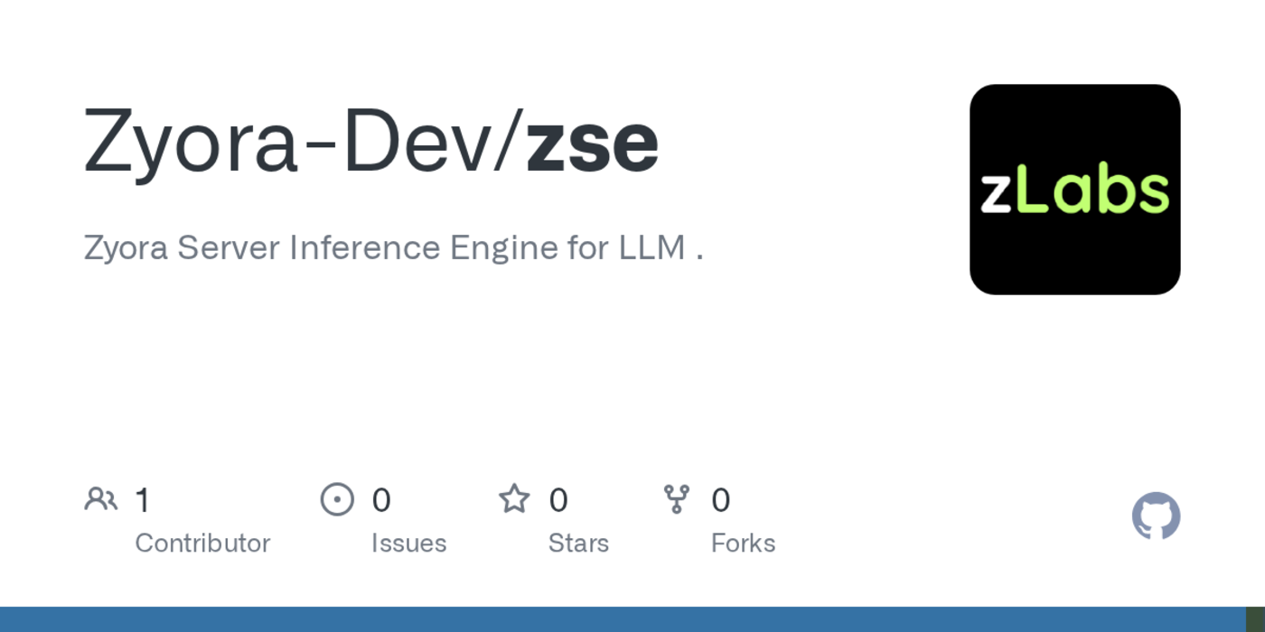 show hn zse opensource llm inference engine with 39s cold starts