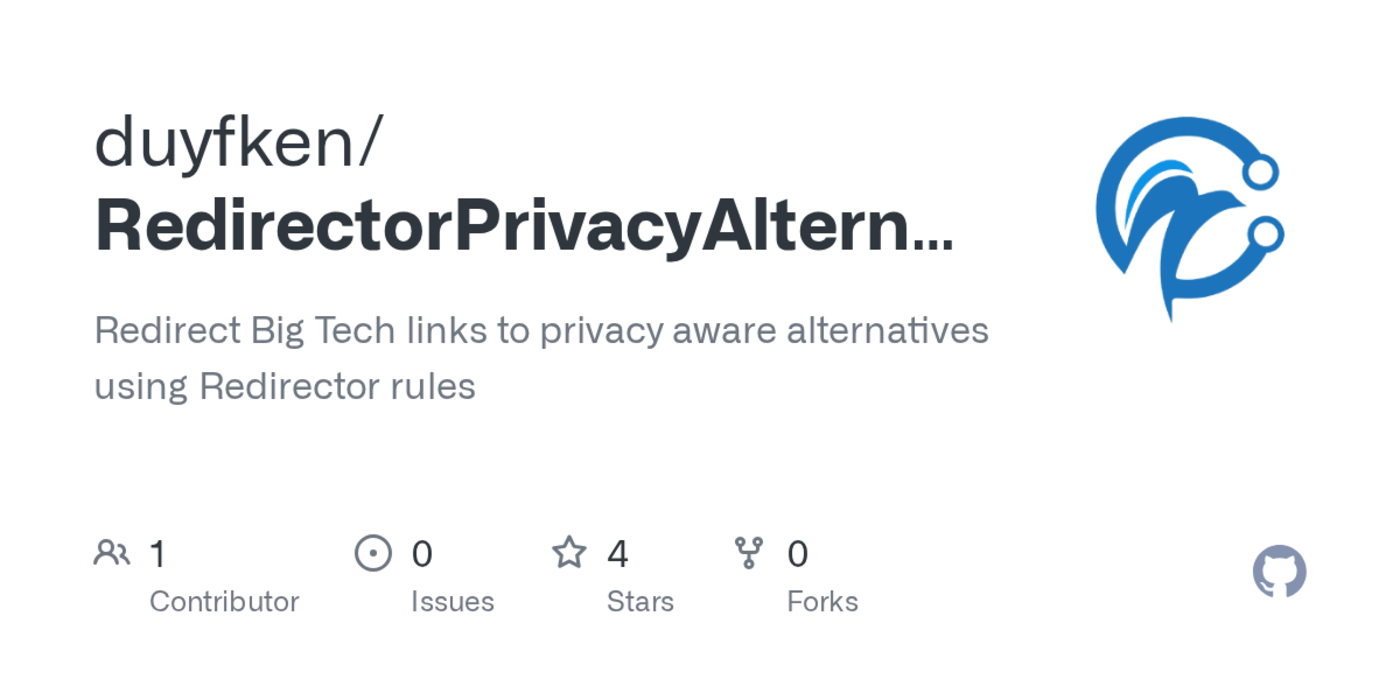 redirector privacy alternatives forward links to privacy aware front ends